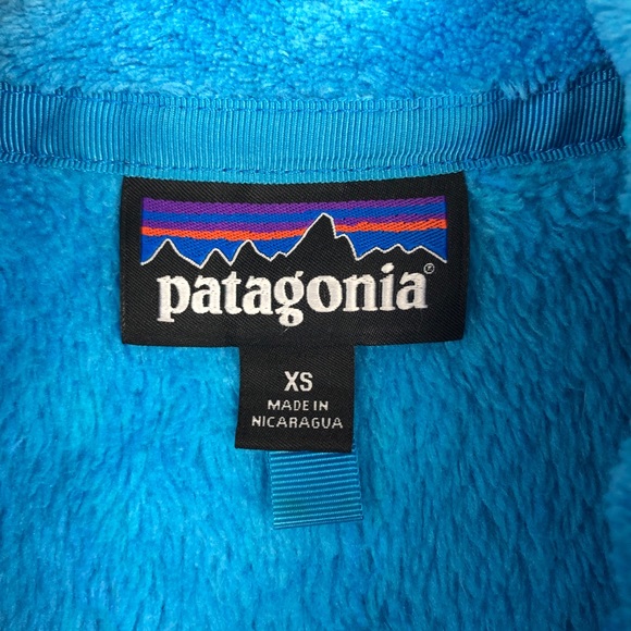 Patagonia Re-tool Fleece Pullover Sweater Blue - Picture 8 of 10